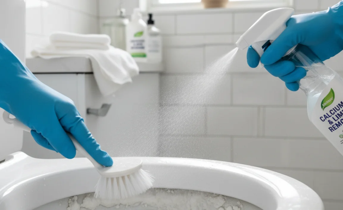 How to Clean Calcium Deposits in Toilet