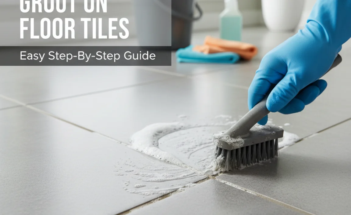 How to Clean Grout on Floor Tiles