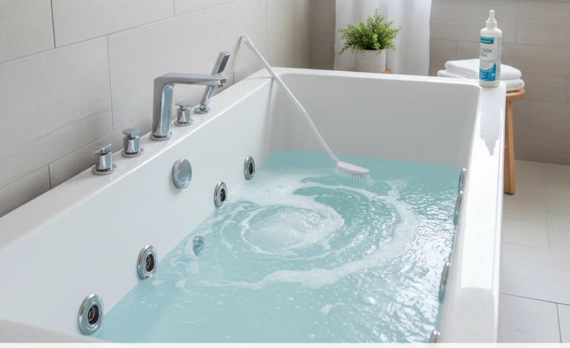 How to Clean Jets in Bathtub