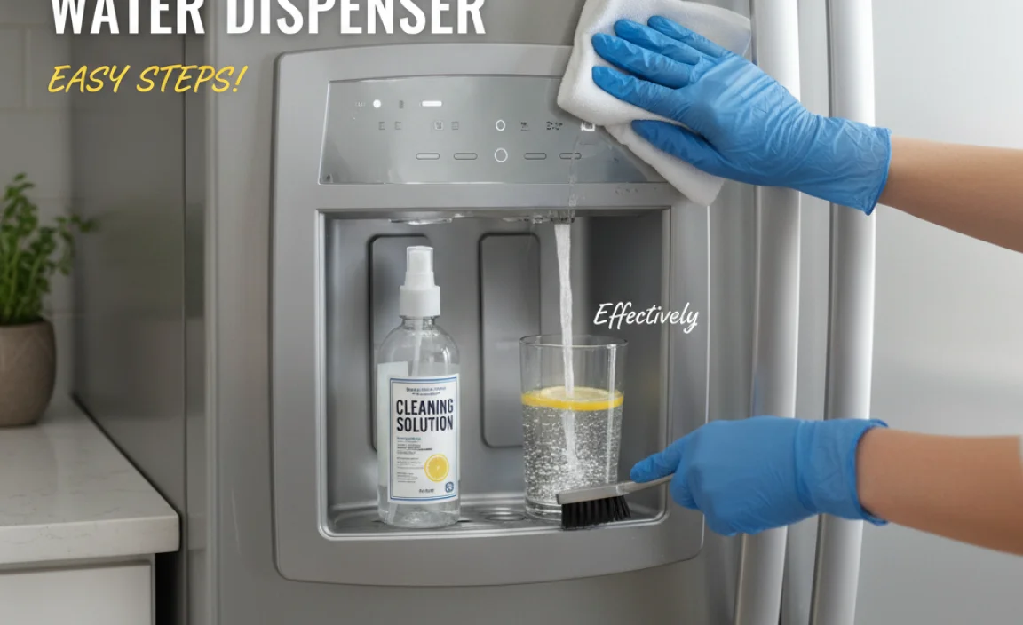 How To Clean Refrigerator Water Dispenser Effectively