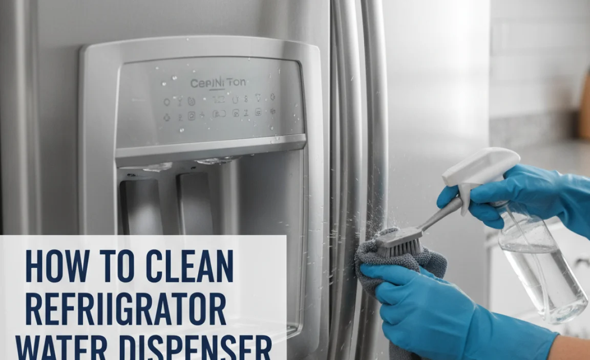 How to Clean Refrigerator Water Dispenser