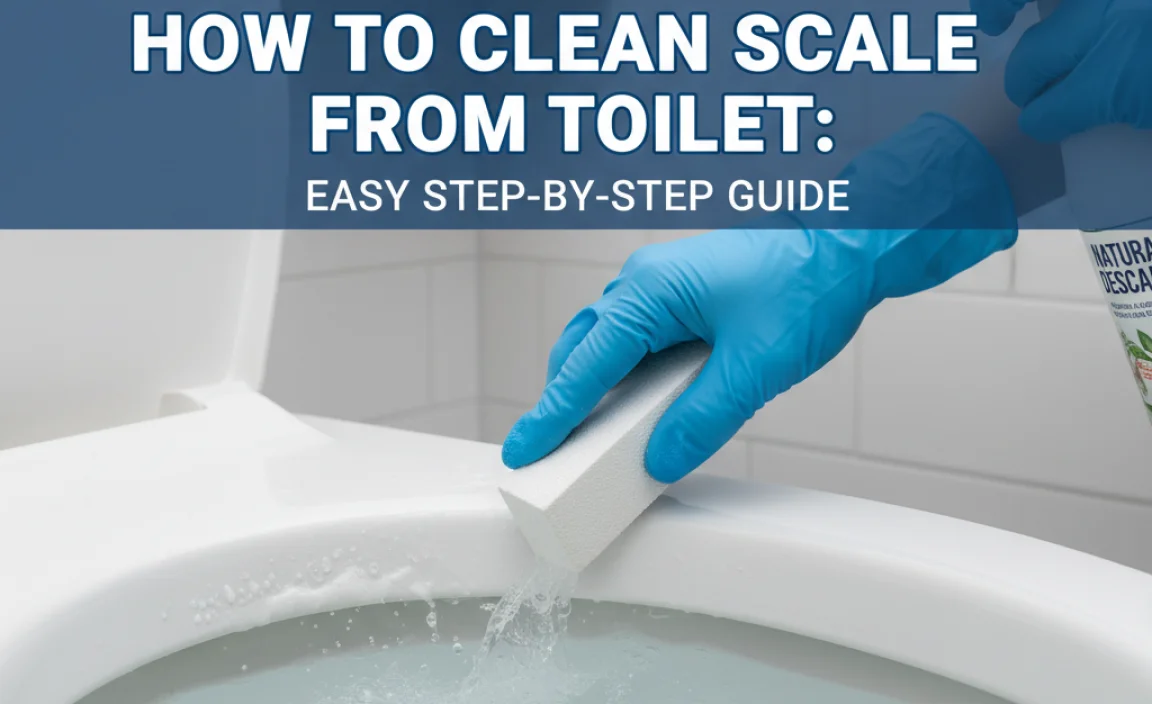 How To Clean Scale From Toilet: Easy Step-By-Step Guide