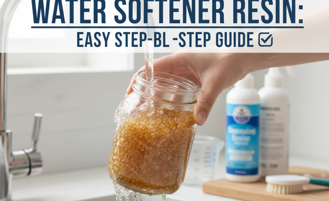 How To Clean Water Softener Resin: Easy Step-By-Step Guide