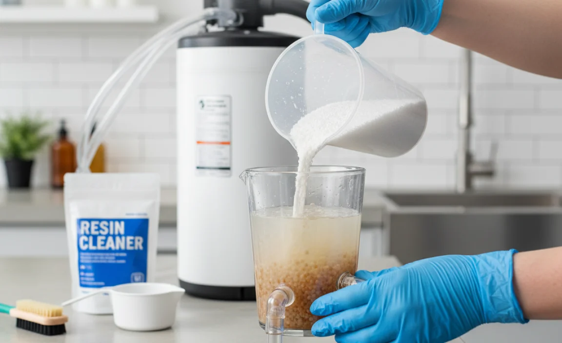 How to Clean Water Softener Resin