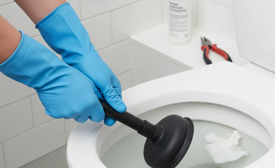 How to Clear a Clogged Toilet