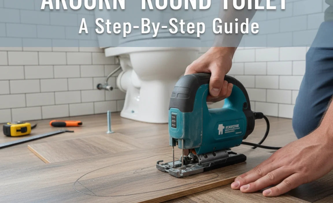 How To Cut Flooring Around Toilet: A Step-By-Step Guide