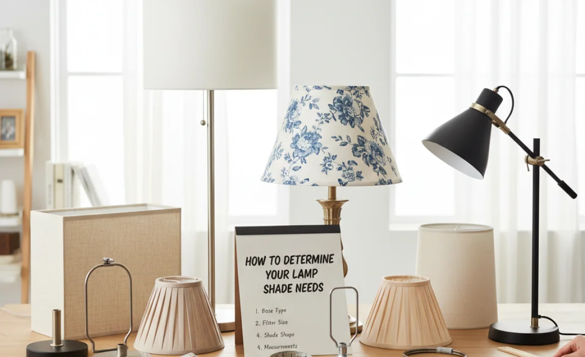 How to Determine Your Lamp Shade Needs
