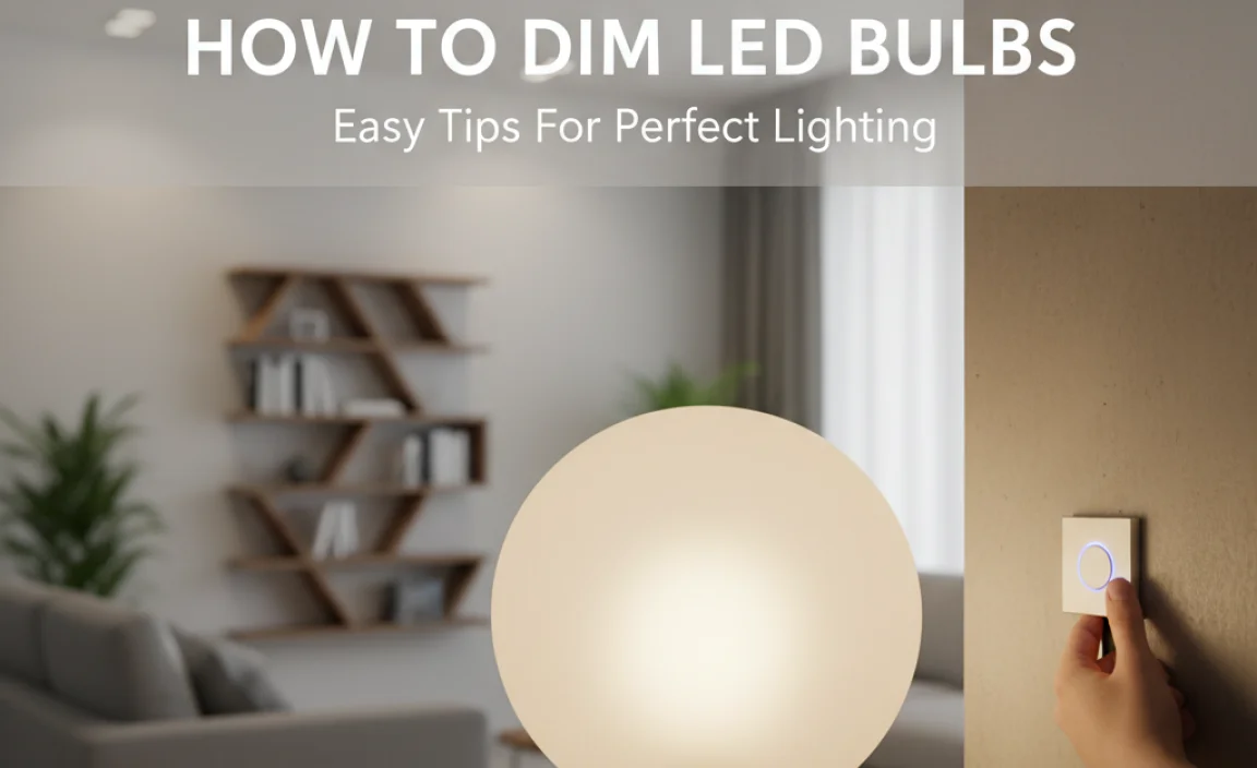 How to Dim LED Bulbs