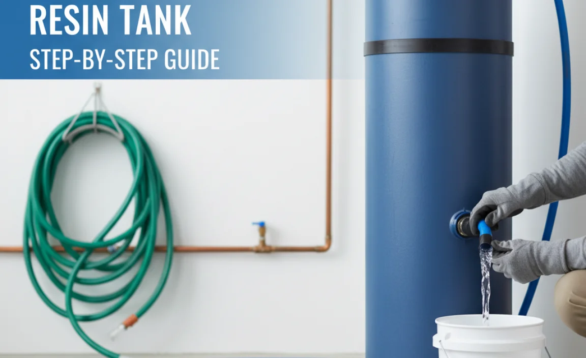 How to Drain Water Softener Resin Tank