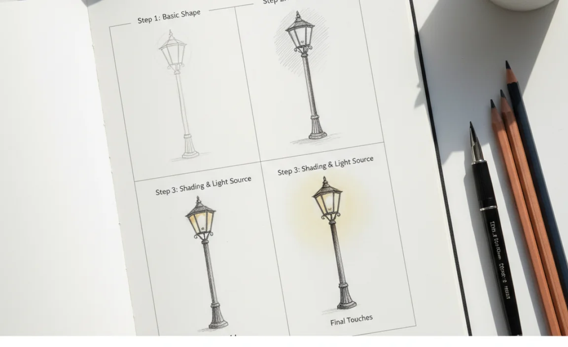 How To Draw A Street Light: Step-By-Step Guide