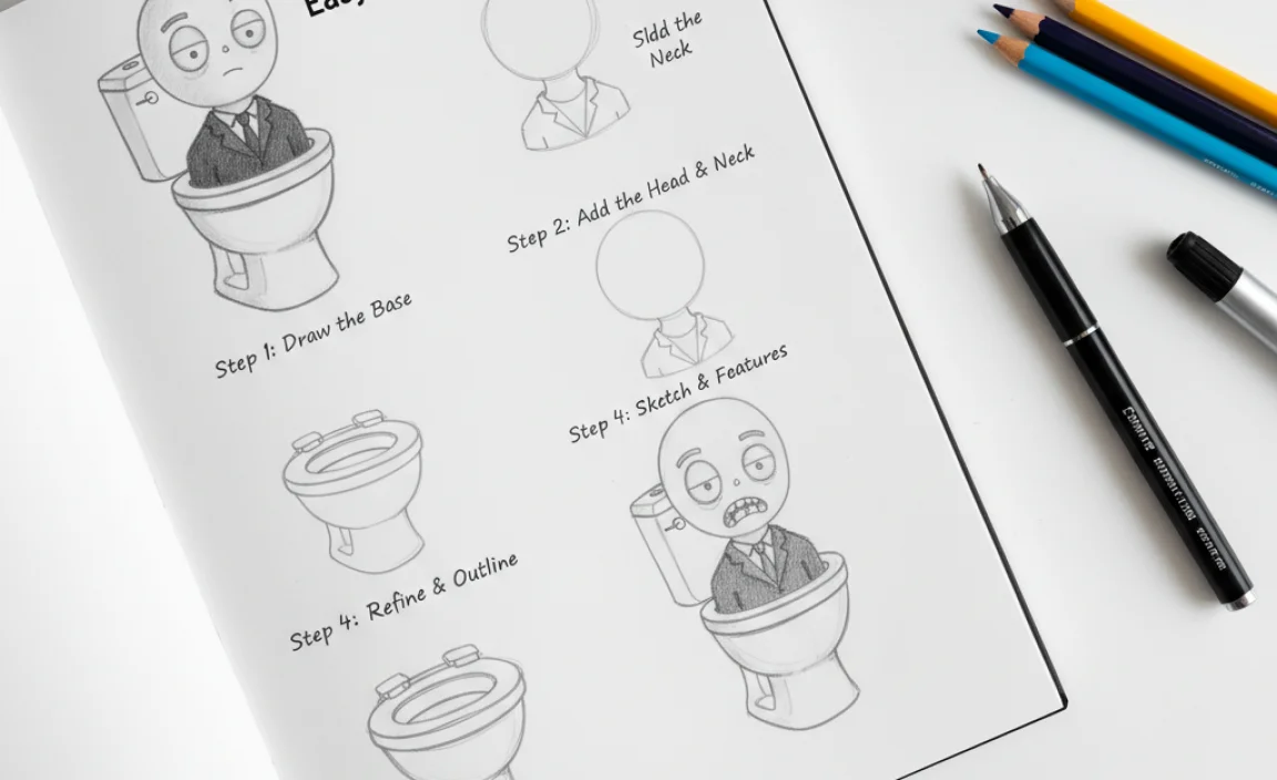 How To Draw Skibidi Toilet: A Step-By-Step Guide