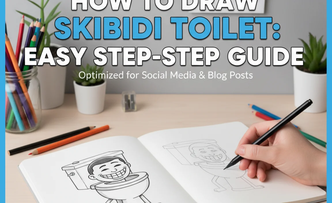 How To Draw Skibidi Toilet: Easy Step-By-Step Guide
