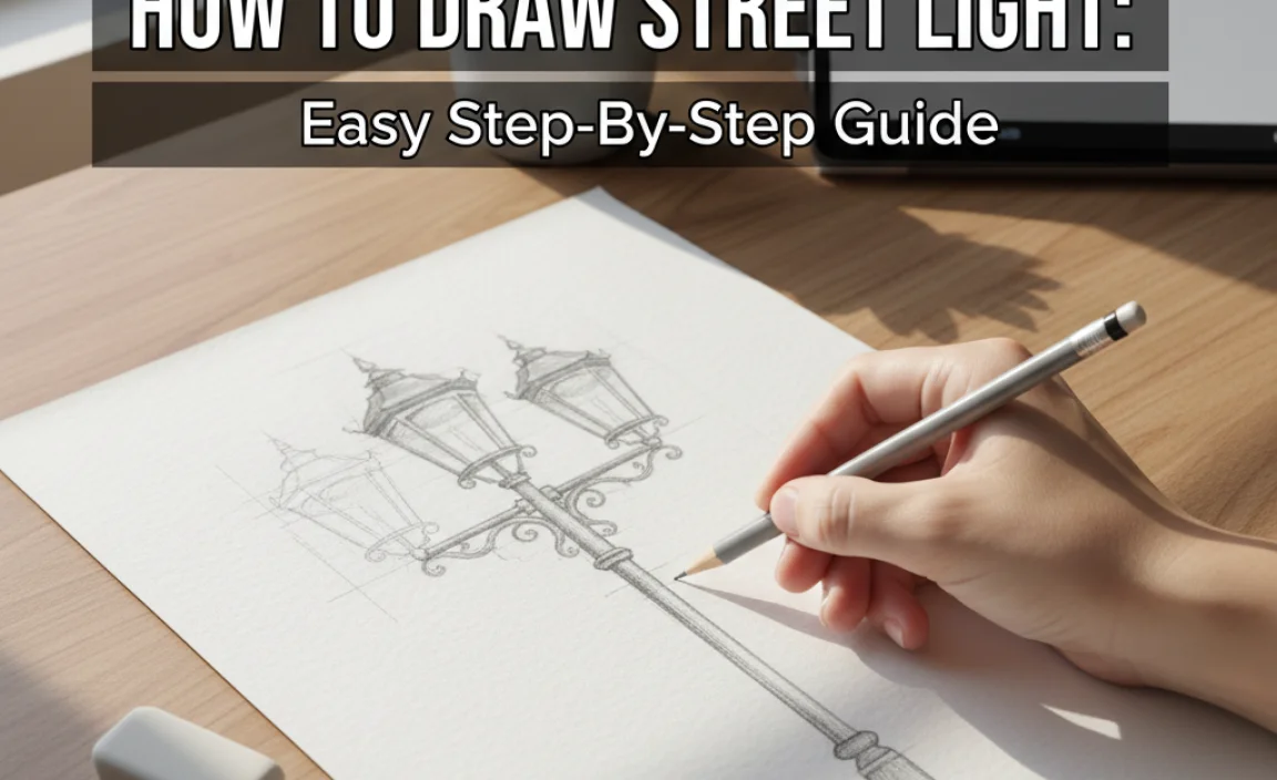 How To Draw Street Light: Easy Step-By-Step Guide