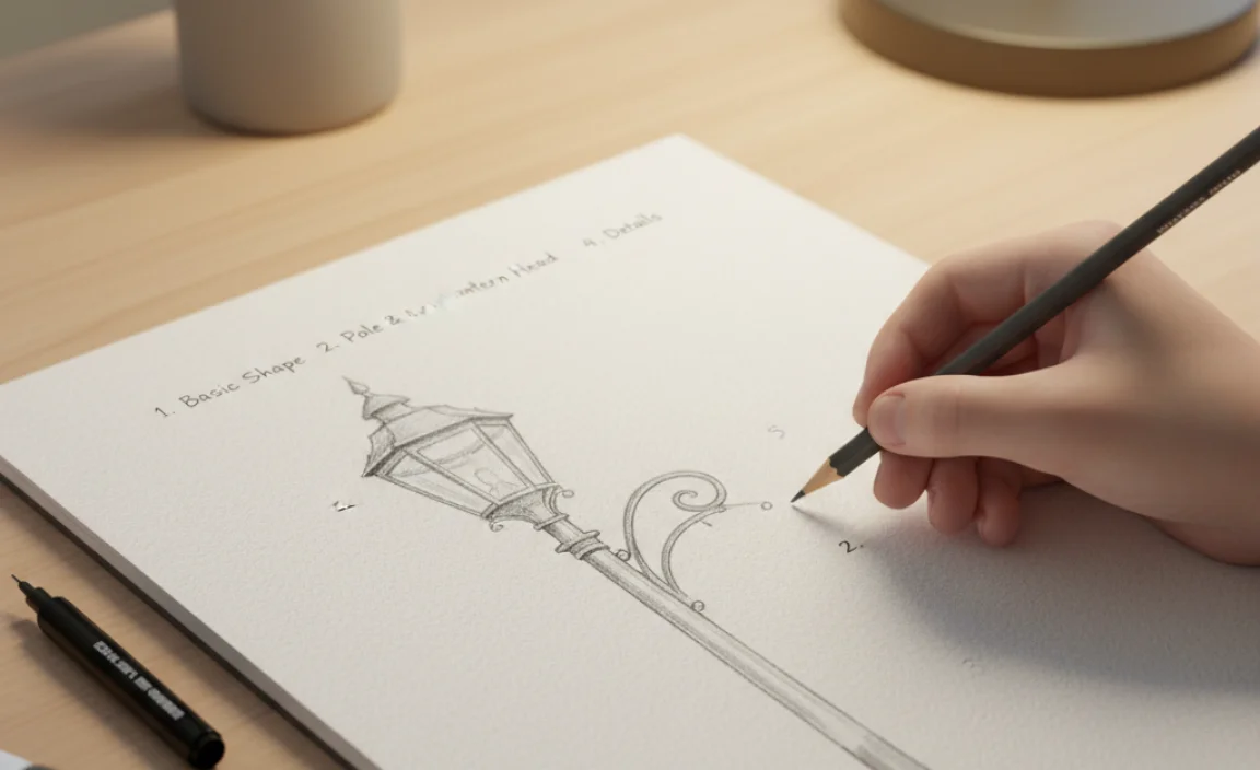 How to Draw Street Light