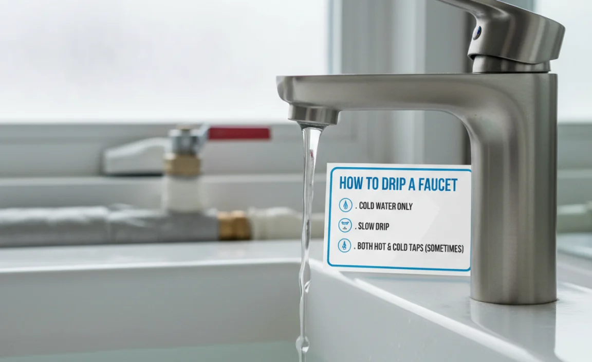 How to Drip a Faucet