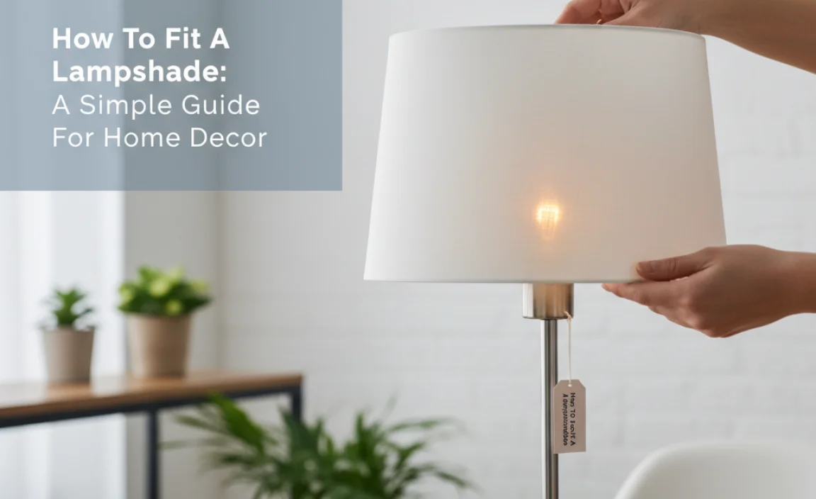 How To Fit A Lampshade: A Simple Guide For Home Decor