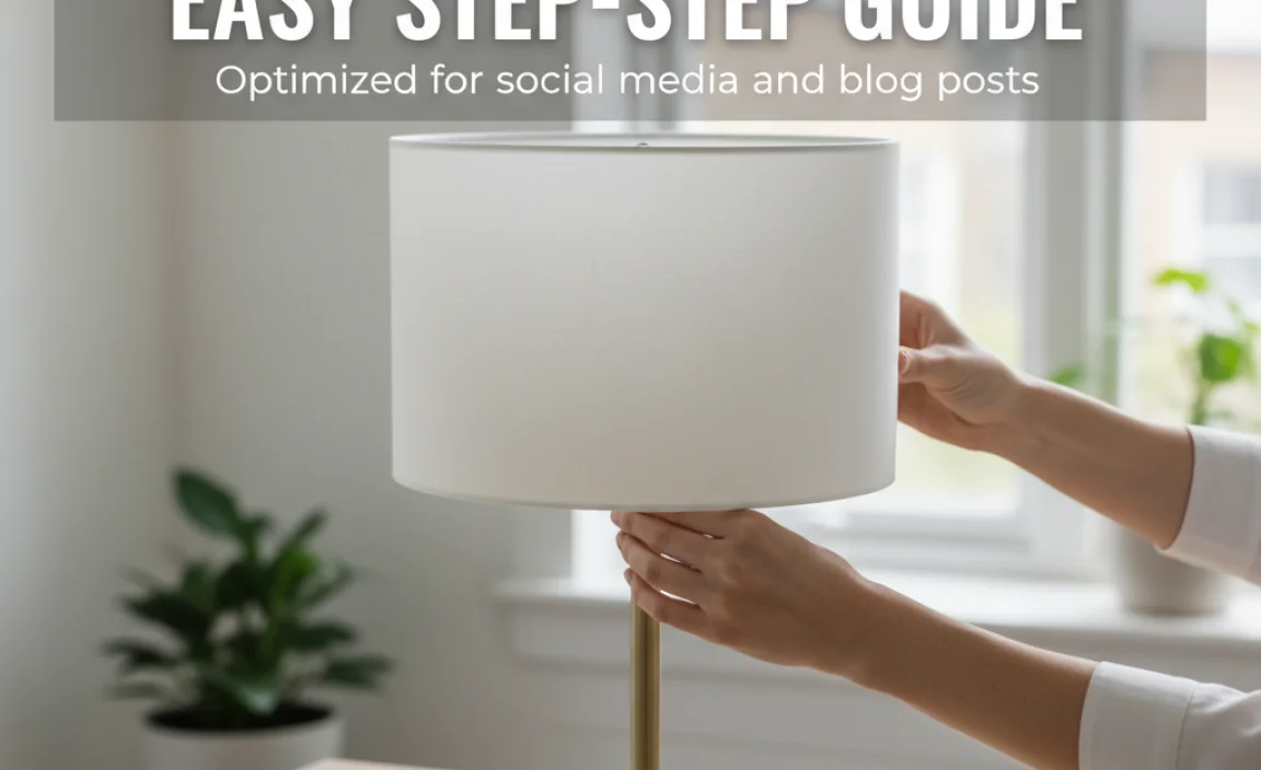 How To Fit A Lampshade: Easy Step-By-Step Guide