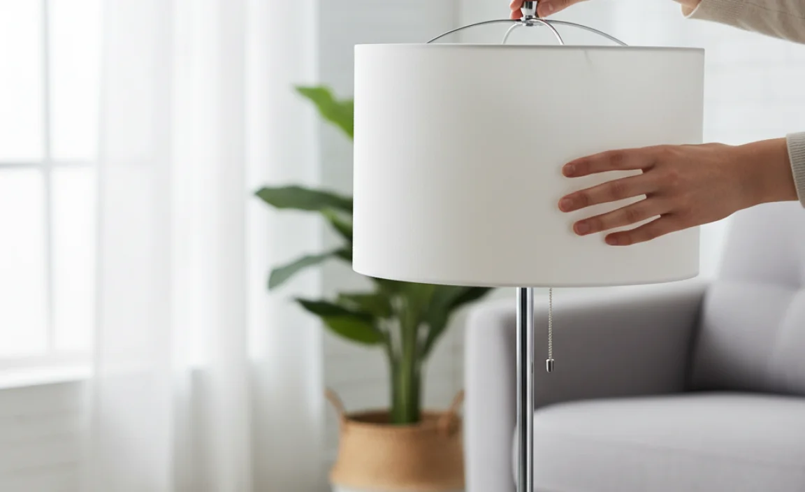 How to Fit a Lampshade