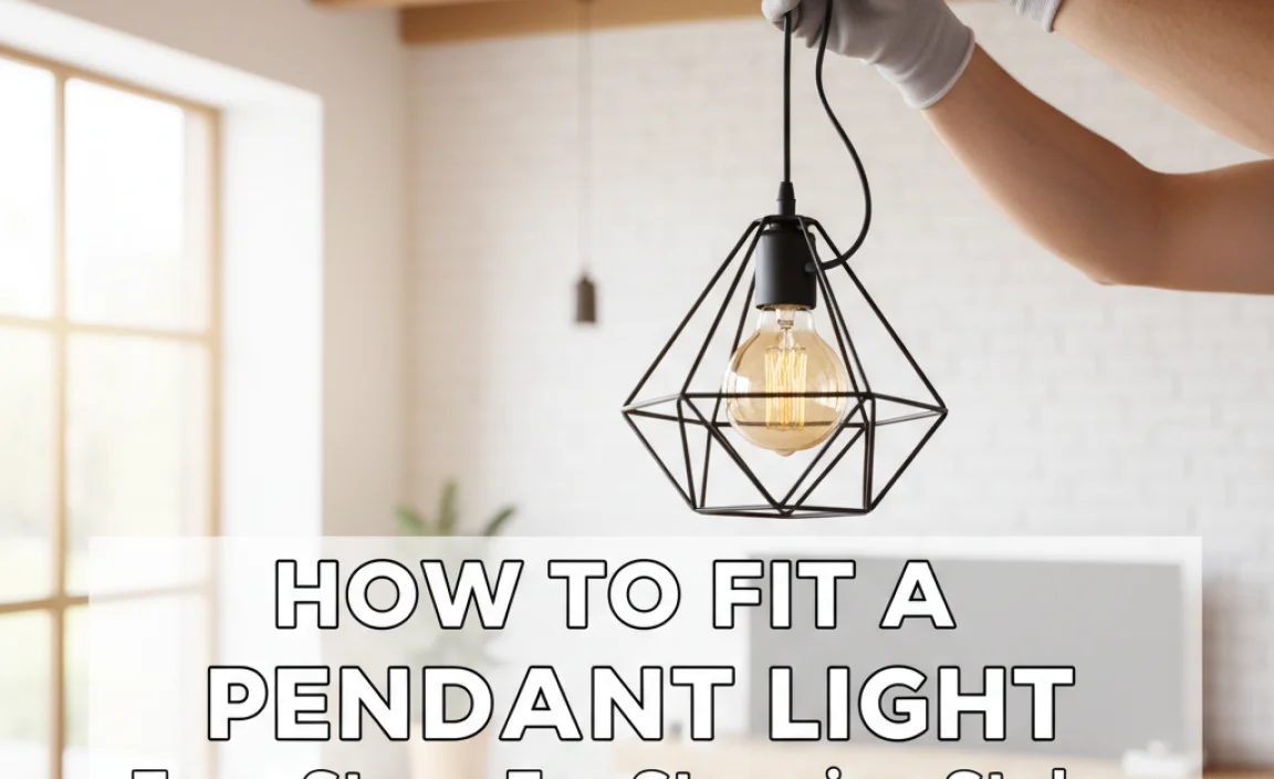 How To Fit A Pendant Light: Easy Steps For Stunning Style