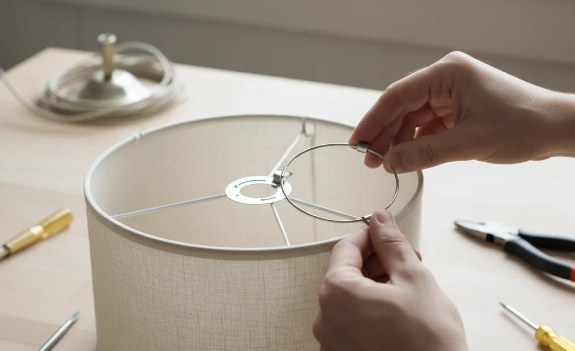 How to Fit Lamp Shade Reducer Ring