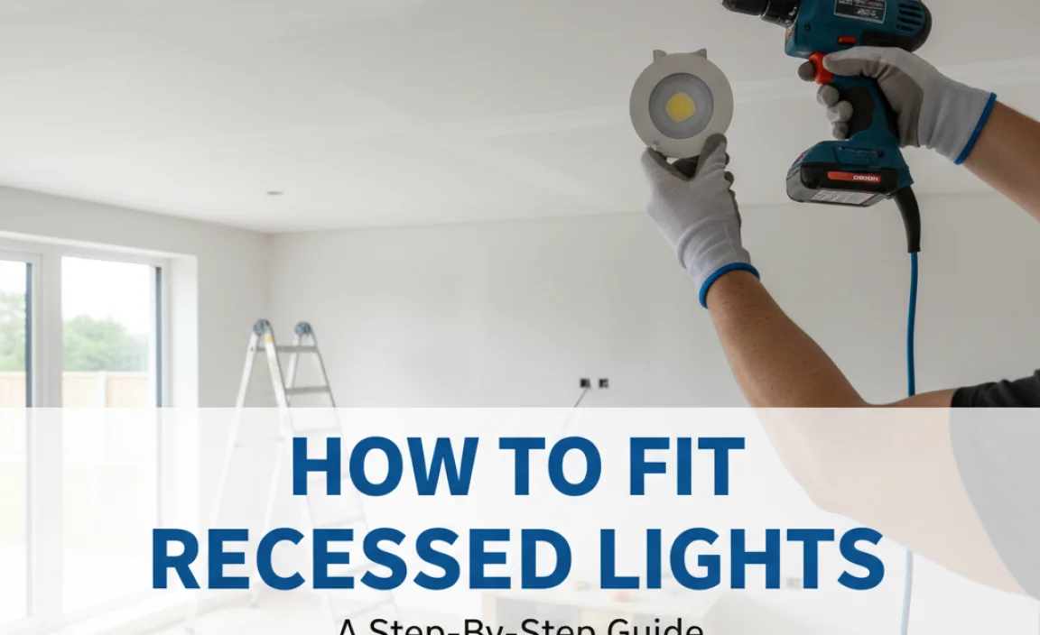 How To Fit Recessed Lights: A Step-By-Step Guide