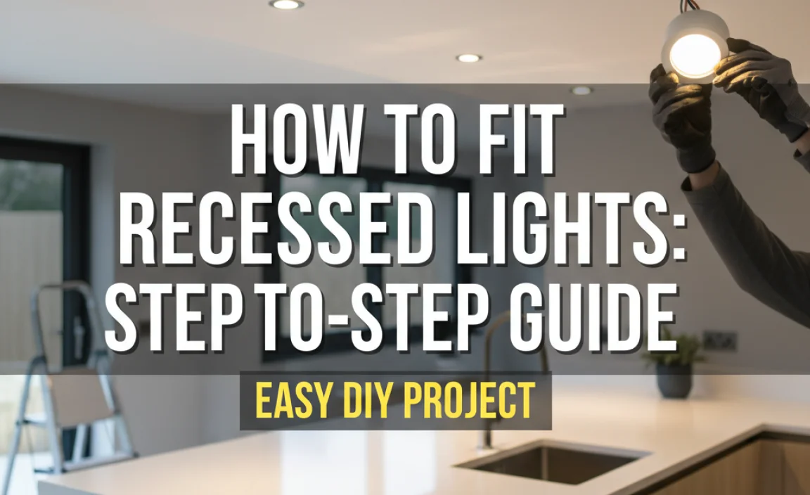 How To Fit Recessed Lights: Step-By-Step Guide