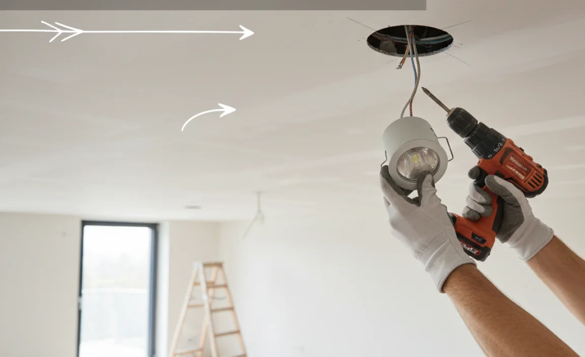 How to Fit Recessed Lights