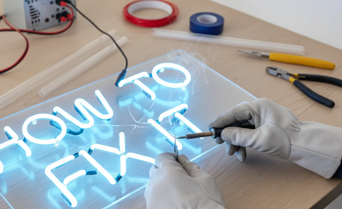 How to Fix a Neon Sign