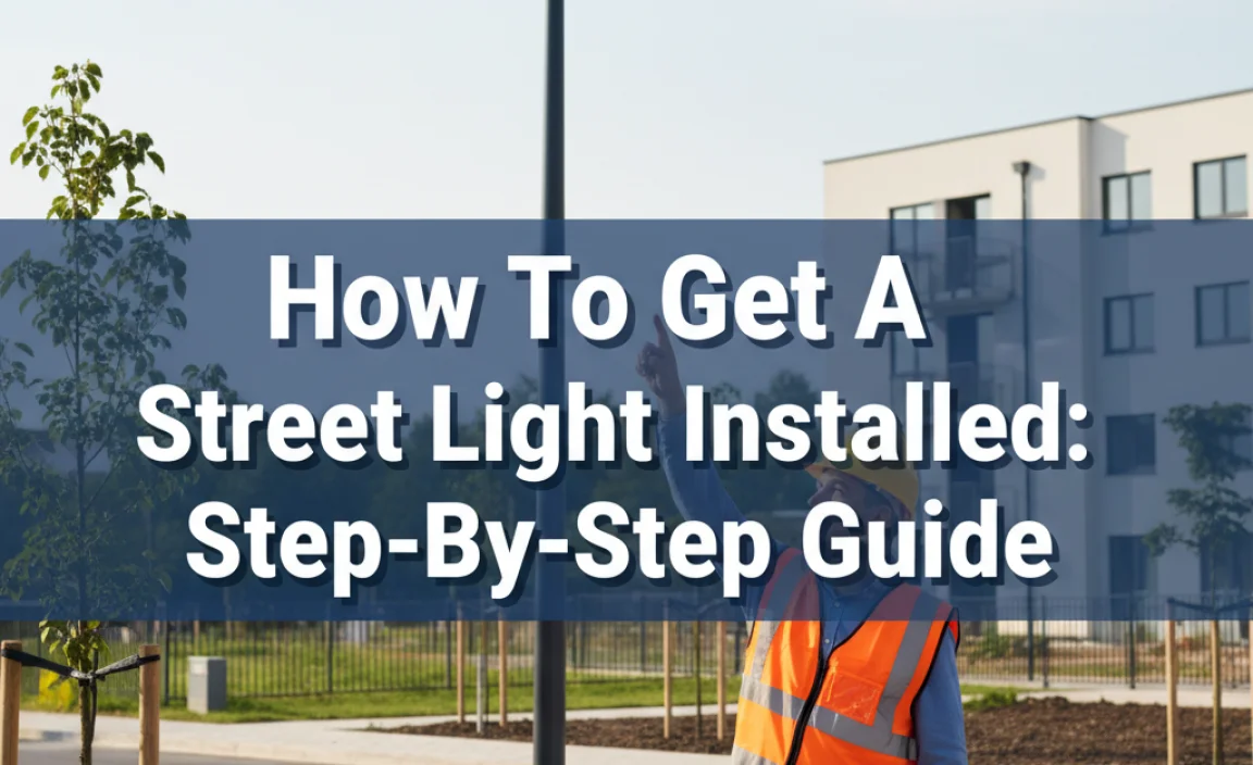 How To Get A Street Light Installed: Step-By-Step Guide