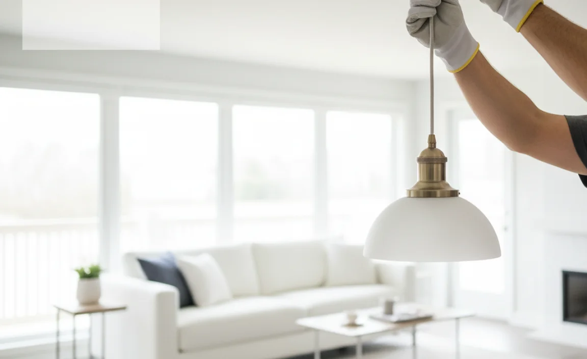 How To Hang A Pendant Light From Ceiling: Step-By-Step Guide