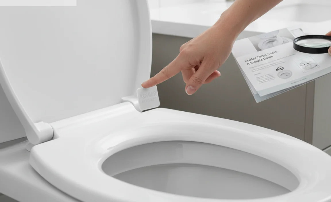 How to Identify a Kohler Toilet Seat
