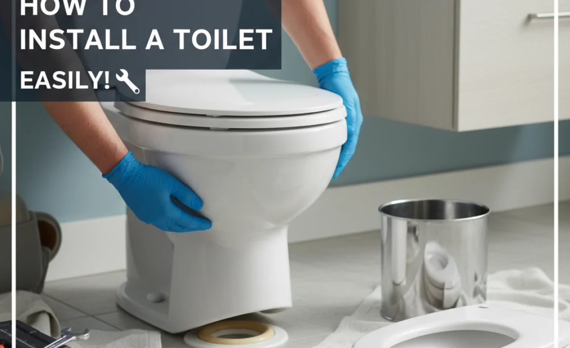 How To Install A Toilet: A Step-By-Step Guide