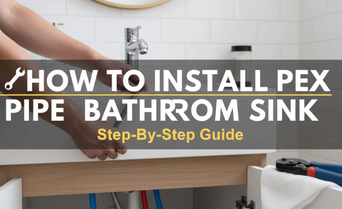 How To Install Pex Pipe To Bathroom Sink: Step-By-Step Guide