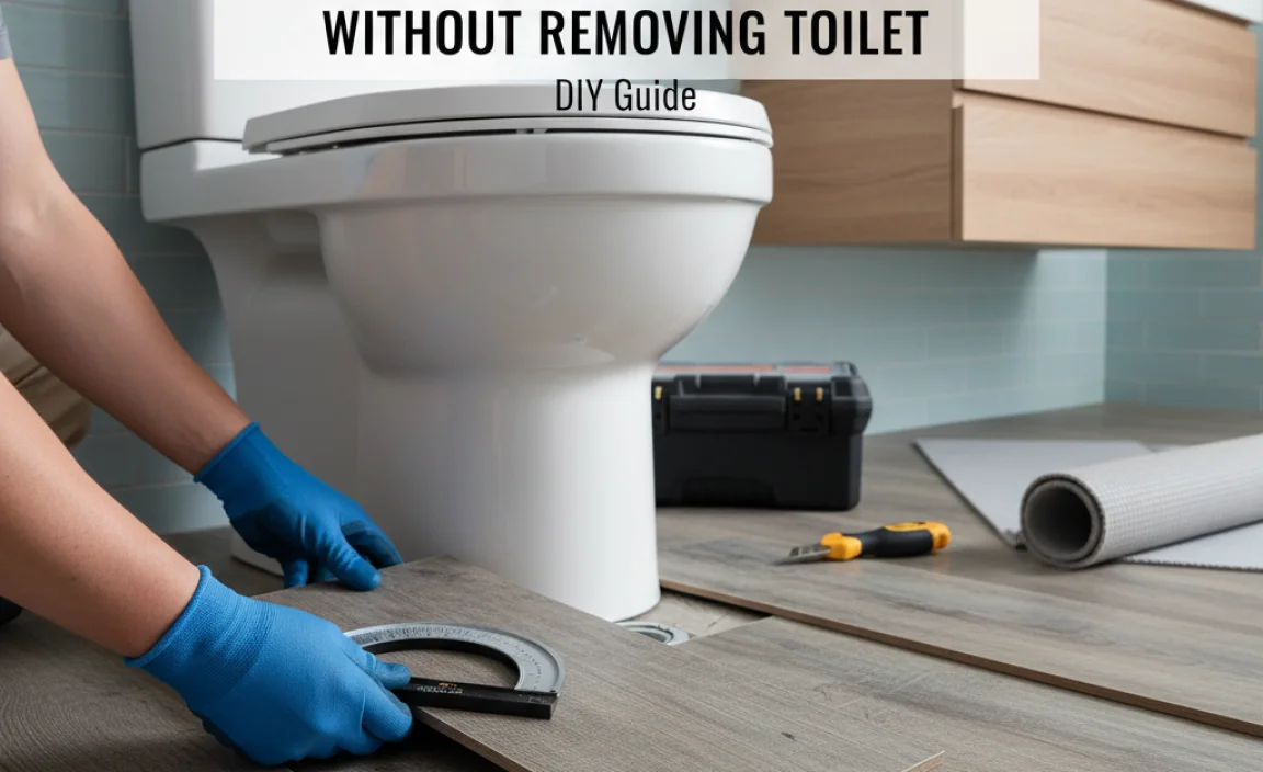 How to Install Vinyl Flooring in Bathroom Without Removing Toilet