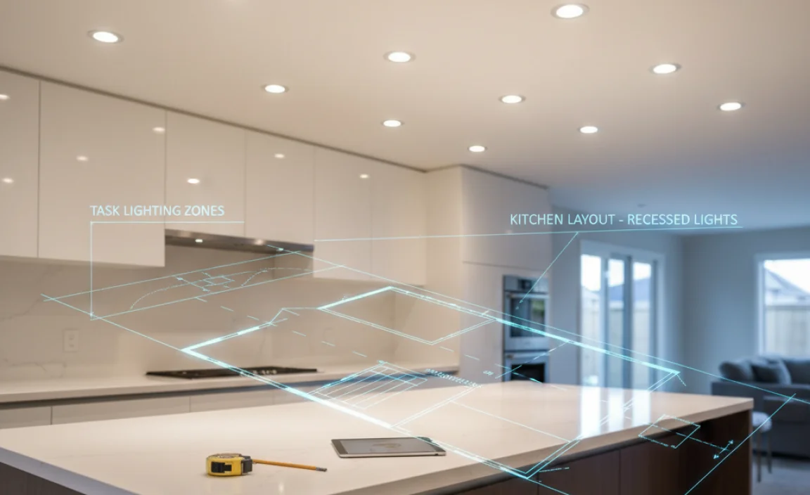 How to Layout Recessed Lighting in My Kitchen