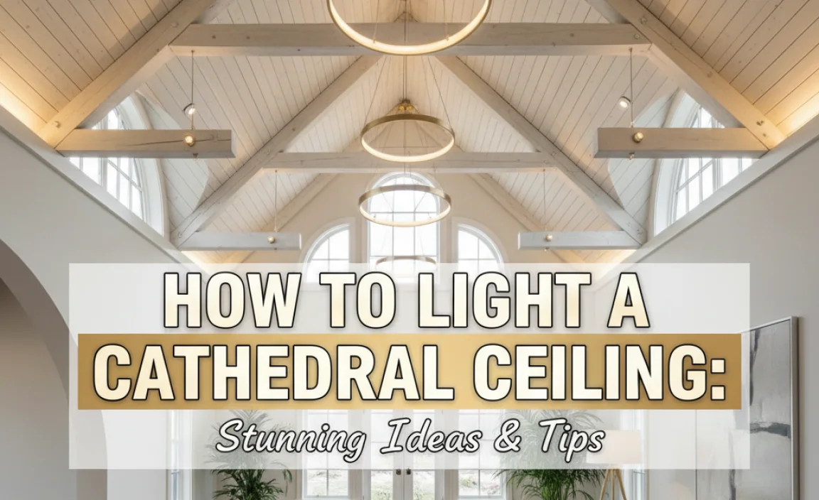 How To Light A Cathedral Ceiling: Stunning Ideas & Tips