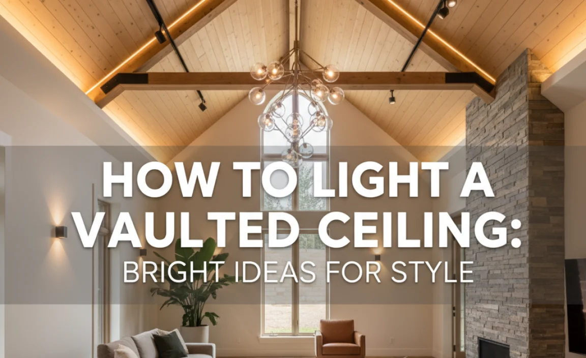 How To Light A Vaulted Ceiling: Bright Ideas For Style
