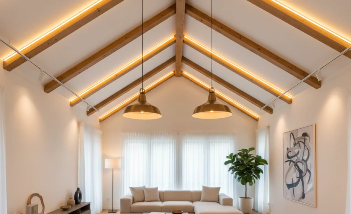 How To Light A Vaulted Ceiling: Tips And Techniques