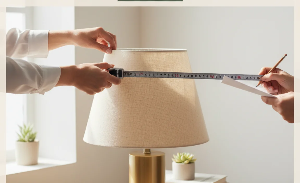 How To Measure For A Lamp Shade Replacement Effectively