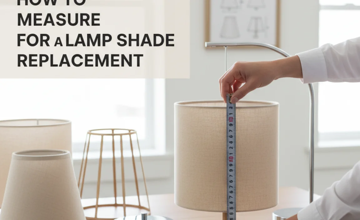 How to Measure for a Lamp Shade Replacement