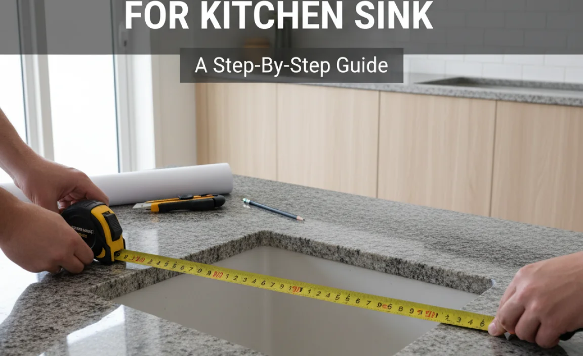 How To Measure For Kitchen Sink: A Step-By-Step Guide