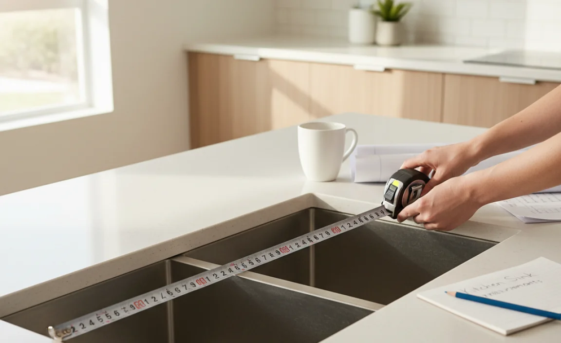 How to Measure for Kitchen Sink