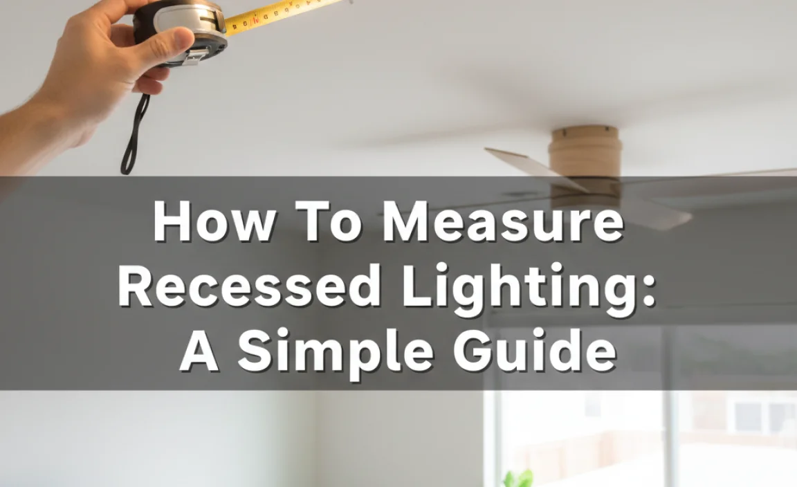 How To Measure Recessed Lighting: A Simple Guide