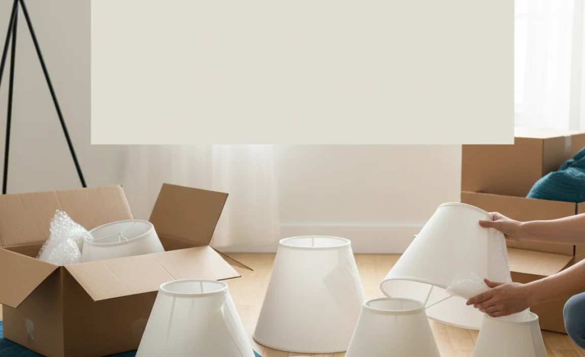 How To Pack Lampshades For Moving Safely And Efficiently