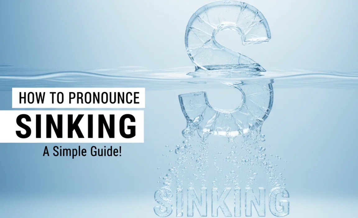 How to Pronounce Sinking