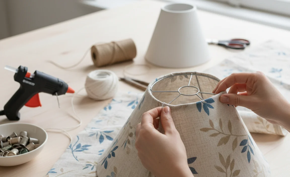 How to Recover Lamp Shade