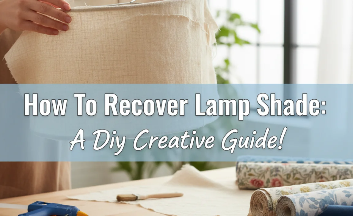 How To Recover Lamp Shade: A Diy Creative Guide!
