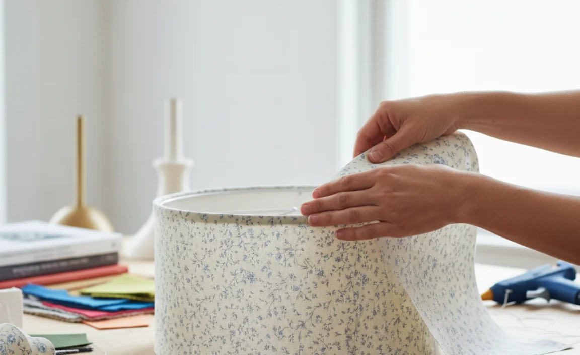 How to Recover Lamp Shade