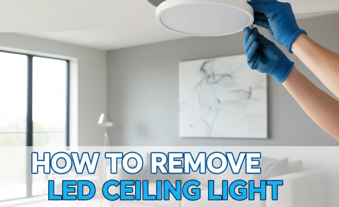 How To Remove Led Ceiling Light: Easy Step-By-Step Guide