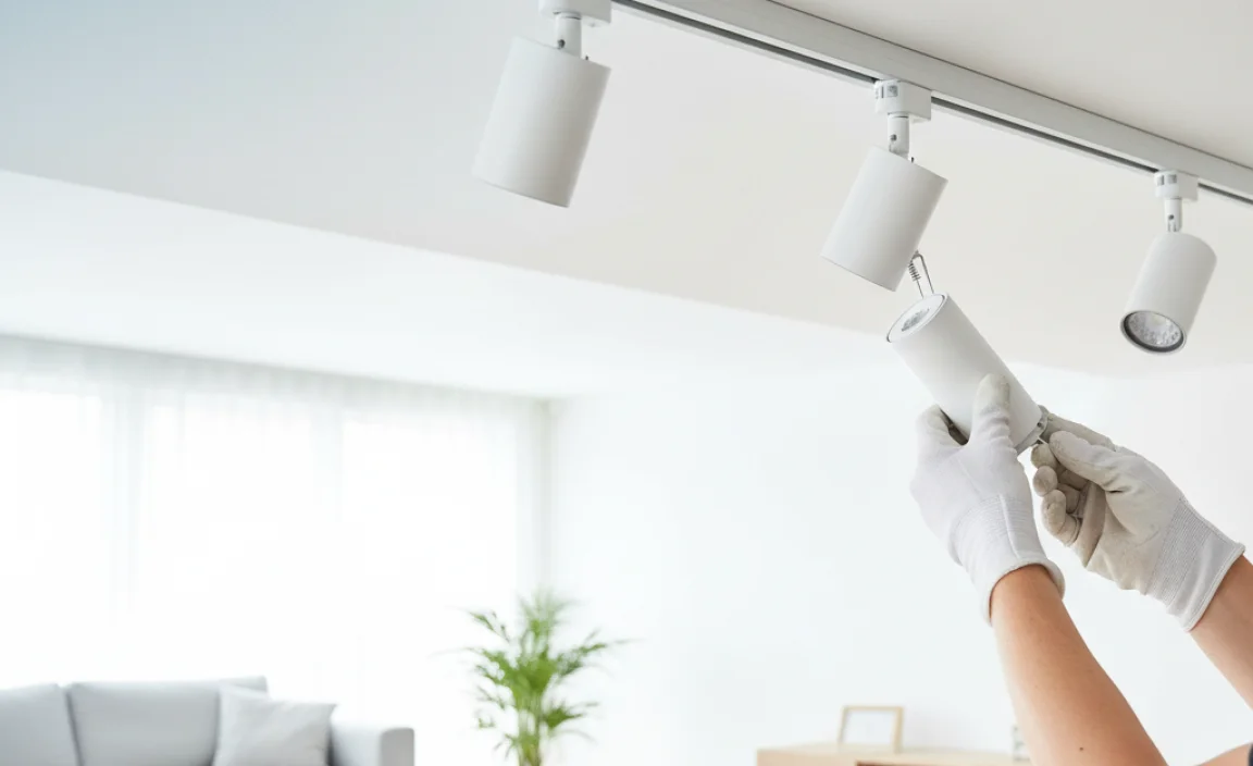 How to Remove Lights from Track Lighting